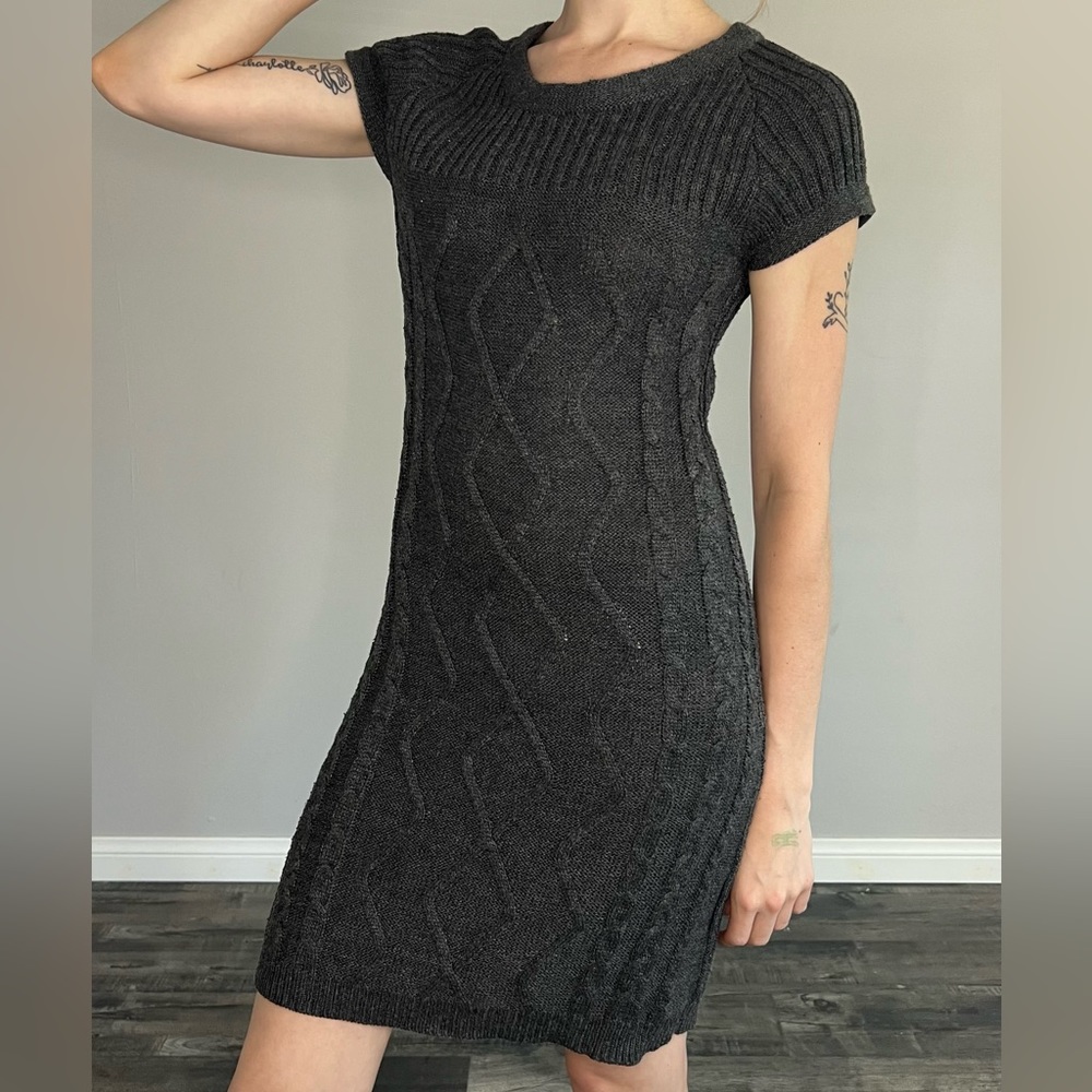 Textured Midi Dress